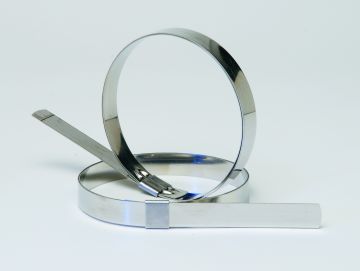 1" Galvanized Steel Center Punch Preformed Hose Clamp